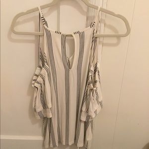 American eagle off the shoulder top